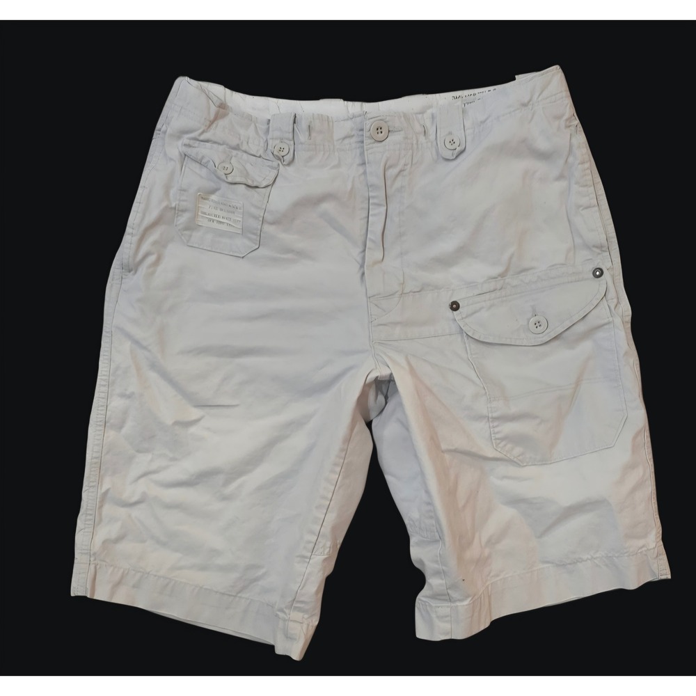 Marc Ecko Cut & Sew Mens Gray Cargo Shorts Cotton Military Casual Streetwear 33